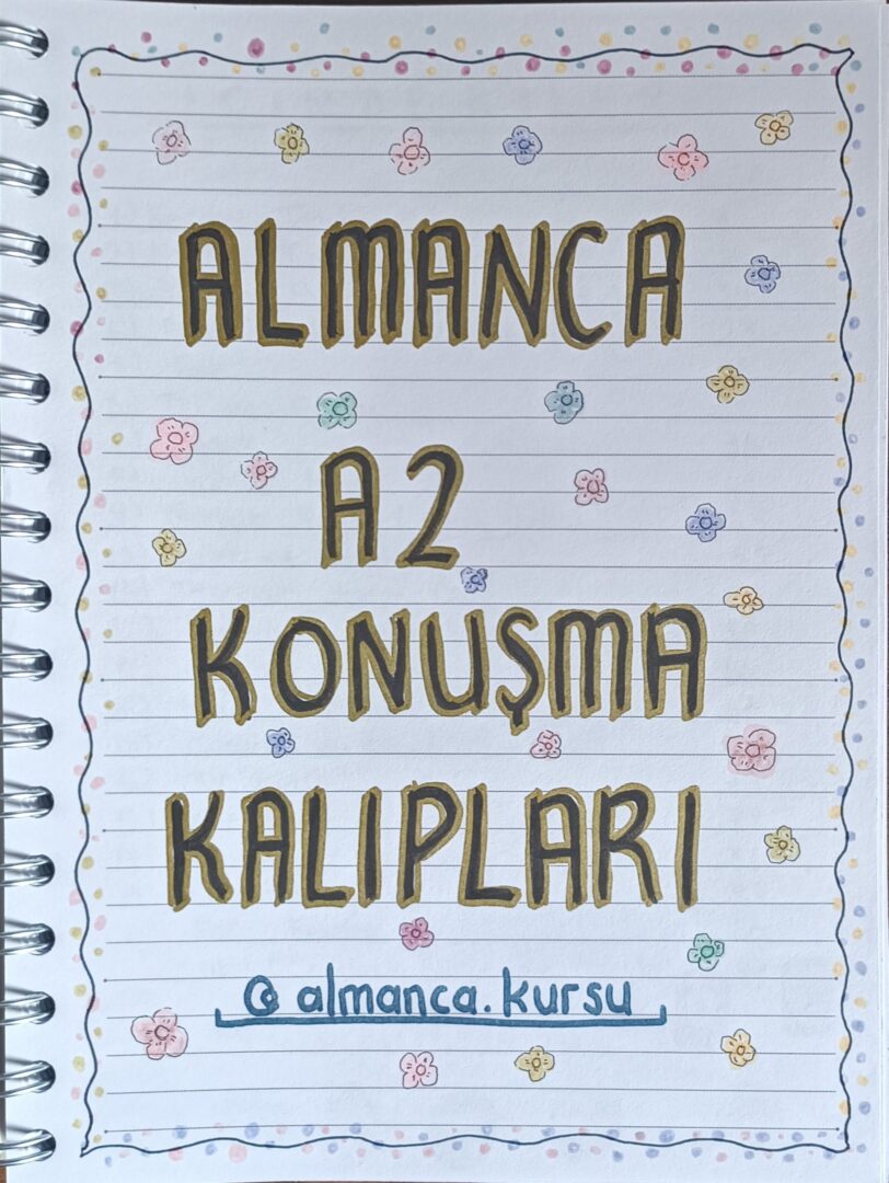 Almanca A2 Konuşma Kalıpları – A2 Almanca e-kitap