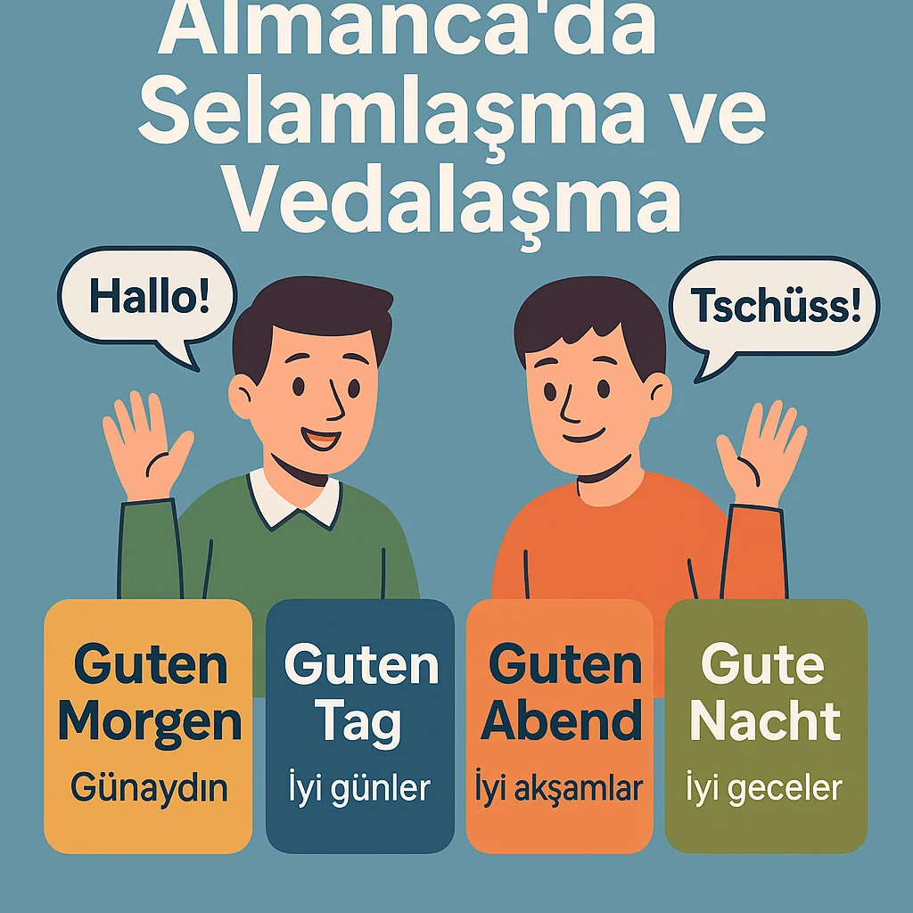 Almanca Selamlaşma ve Vedalaşma – A1 Almanca dersi