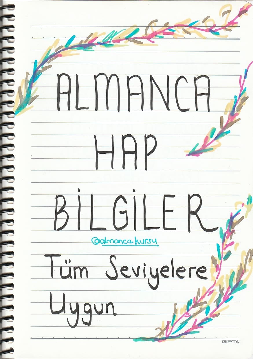Almanca Hap Bilgiler – A1, A2, B1, B2 Almanca e-kitap