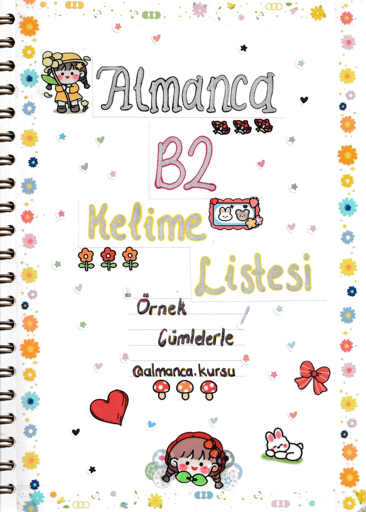 Almanca B2 Kelime Listesi – B2 Almanca e-kitap